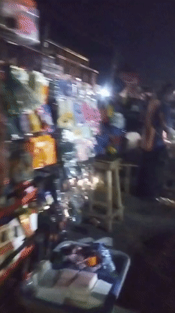 Evening market activity documented in Kabong, Nigeria