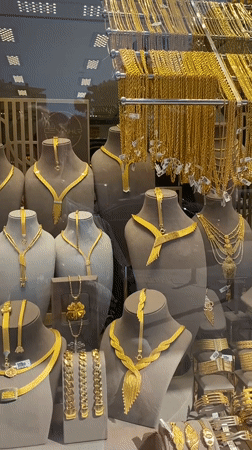 Street-level shops and decorative tree documented in Çekmeköy, Turkey