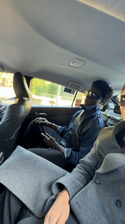 Two young men observed in car backseat in London