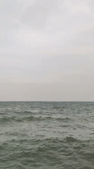 Overcast coastal conditions observed in Lhokseumawe, Indonesia