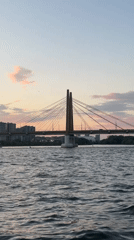 Sunset on the Kazanka River, Kazan — water, skyline, jet skis