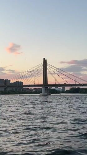 Sunset on the Kazanka River, Kazan — water, skyline, jet skis