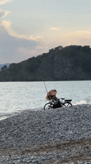 Peaceful afternoon moments captured at Fethiye beach in Turkey