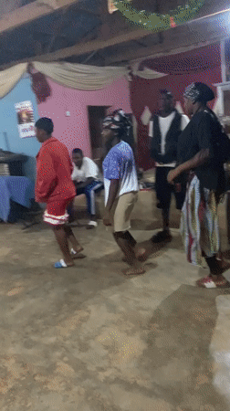 Family gathering features dancing and socializing in Fada, Nigeria