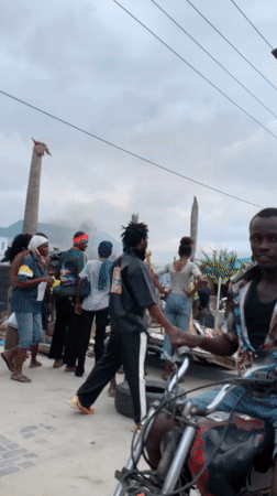 Street scenes and gatherings documented in Lekki Nigeria