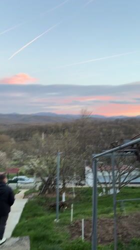 Colorful sunset documented across Balinovtsi, Bulgaria landscape