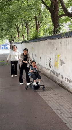 Morning routine activities captured across Jiangjin district