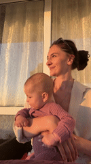 Family moments captured with baby and pets in Sochi