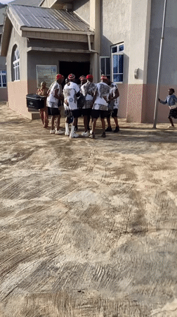 Outdoor and indoor celebration unfolds on Rukuba Road, Nigeria