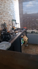 Outdoor kitchen activity at a Bali villa, Kuta Selatan