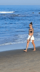 Evening beach activity captured at Canggu surfing destination