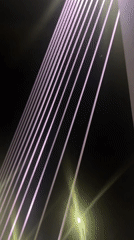 Night scenes captured across Podgorica's bridges and outdoor venues