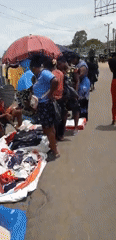 Nigerian street markets buzz with daily commerce activities