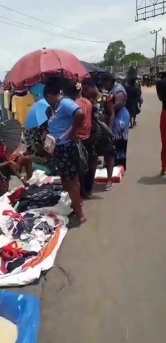 Nigerian street markets buzz with daily commerce activities