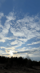 Afternoon cloud formations documented in Foki, Russia