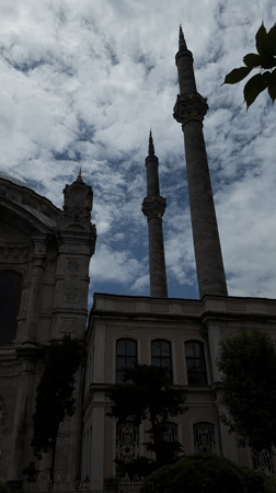 Tourist moments captured around Istanbul's Ortaköy Mosque and Bosphorus Bridge