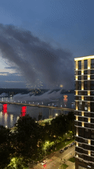 Russia Day fireworks celebration draws crowds along Kama River