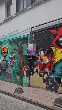 Morning walk through Beyoğlu streets captures everyday Istanbul neighborhood life
