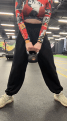 Woman documents complete gym workout session in Saint Petersburg