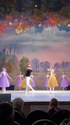 Ballet performance featuring 15 dancers staged in Ulyanovsk, Russia