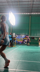 Indoor badminton tournament concludes with awards ceremony