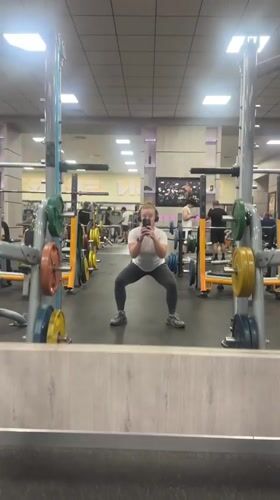 Gym workout and locker room moments in Yerevan