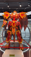 Large Gundam robot display spotted in Jiulongpo District