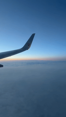 Norwegian Air passengers document routine flight moments over Egypt