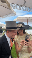 A sunny afternoon at Royal Ascot, dressed up and betting