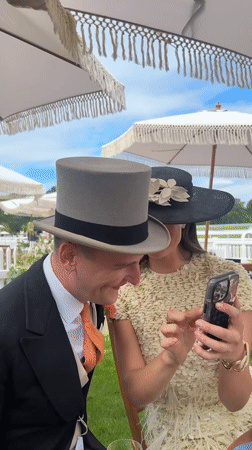 A sunny afternoon at Royal Ascot, dressed up and betting