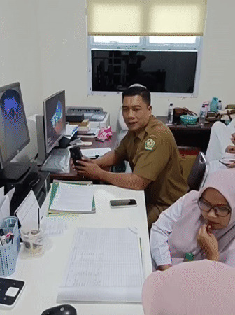Morning scenes at a public institution in Mesjid Reuntoh, Indonesia