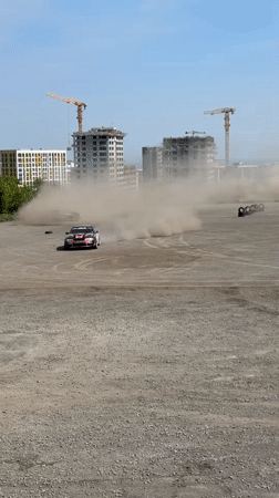 Custom car meet features drifting, themed vehicles in Vladivostok
