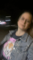 Nighttime street scenes captured in Chaikovsky, Russia