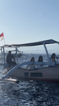 Recreational boats spotted sailing off Indonesian coast