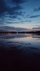 Twilight to night transition captured over Ermolino waterfront