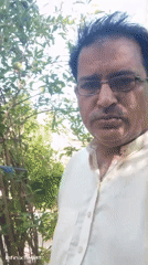 Early morning recordings capture man and pomegranate bush in Dandewal