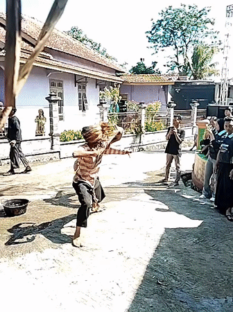 Traditional cultural performances draw crowds in Mojodoyong, Indonesia