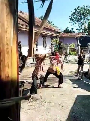 Traditional cultural performances draw crowds in Mojodoyong, Indonesia