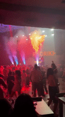 FRIDRIKH performs live concert for dancing crowd in Ufa nightclub