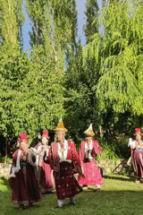 Traditional music and dance performance in Leh, India