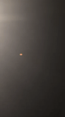 Orange light spotted moving across night sky in Netanya
