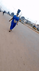 Heavy rain floods Sabon Tasha neighborhood streets in Nigeria