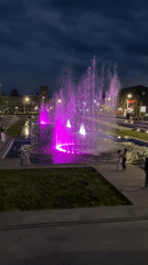Evening scenes documented across Gyumri, Armenia's public spaces