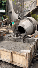 Early morning construction activity observed in Ubud District