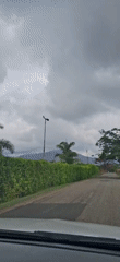Driver captures scenic countryside views in Vallecito, Venezuela