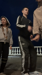 Family captures evening moments on Sochi waterfront terrace