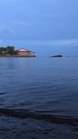 Evening along Ko Samui's shore near Big Buddha Temple