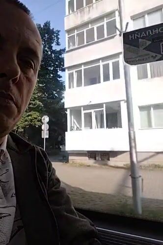 Early morning bus passengers documented in Varna, Bulgaria