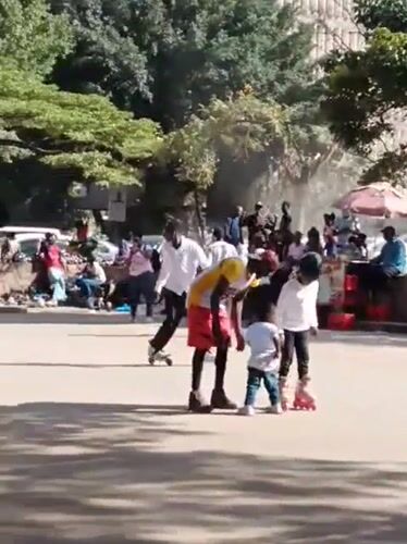 Roller skating and inline hockey activities observed in Nairobi