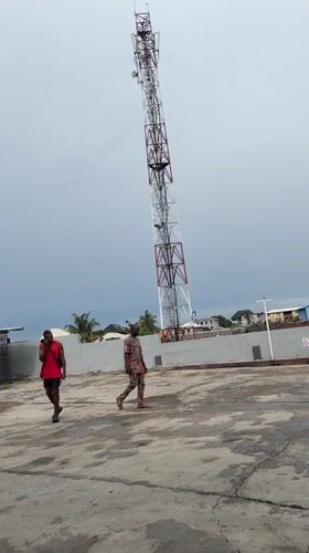Morning fuel station activity documented in Ijanikin, Nigeria